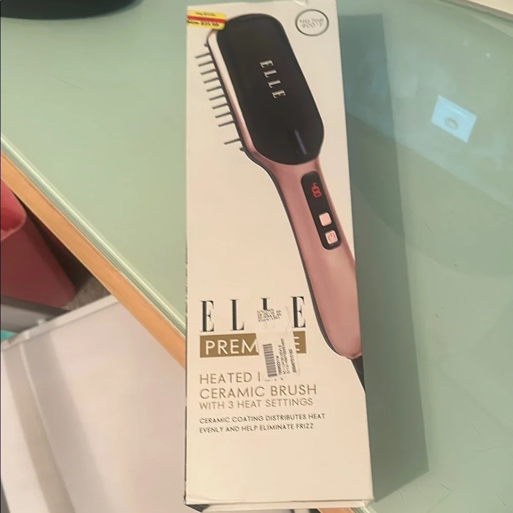 New Elle Premium Black and Gold Ceramic Brush